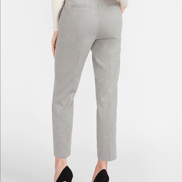 High Waisted Tapered Flannel Ankle Pant NWT size 4 - Picture 4 of 6